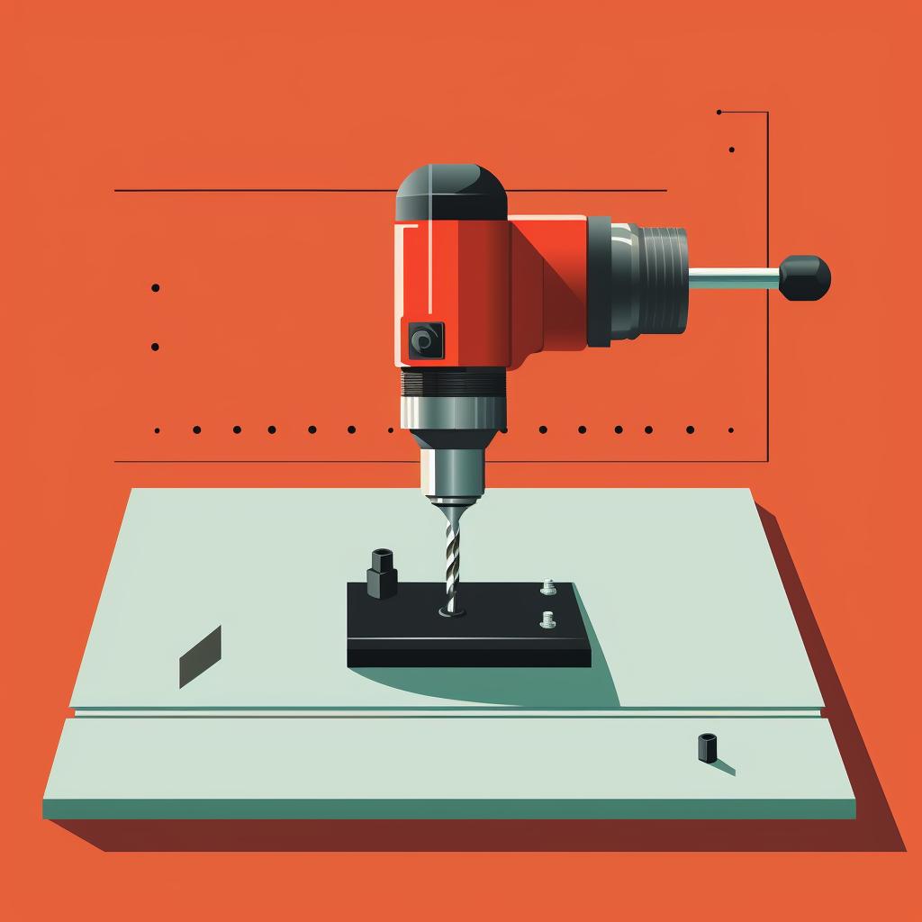 Illustration of correct screw placement and pilot hole drilling